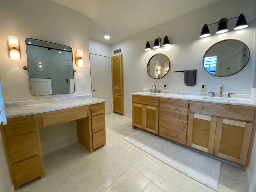Remodeled bathroom