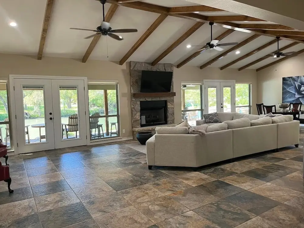 clean spotless living area