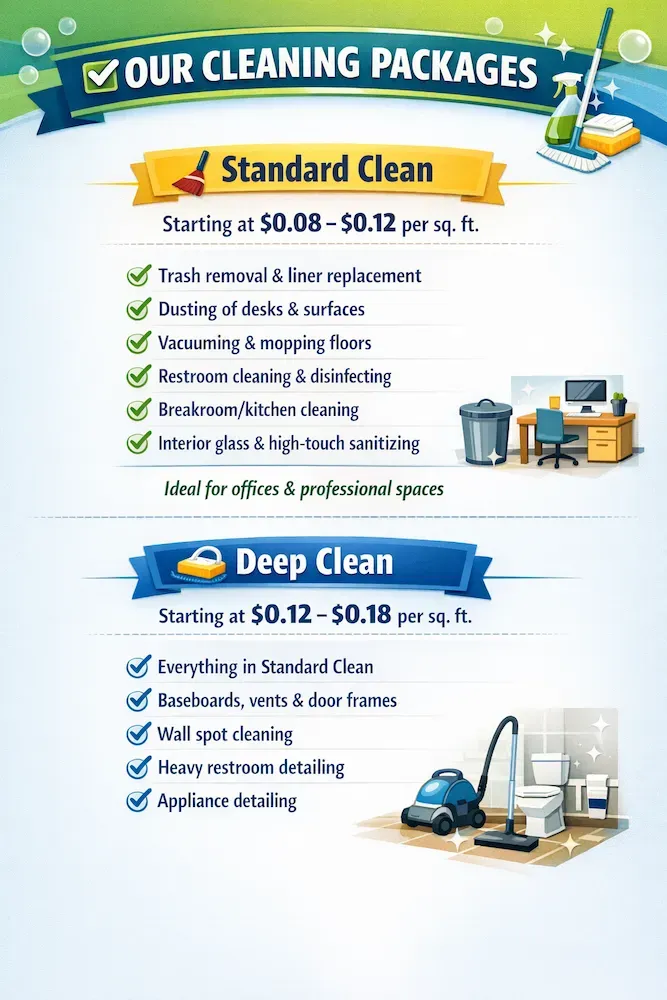 commercial cleaning pricing