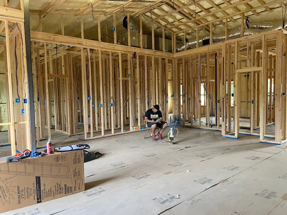 Framing for new construction